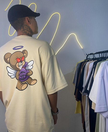 Camisa Oversized Malha Suedine