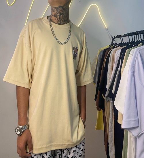Camisa Oversized Malha Suedine